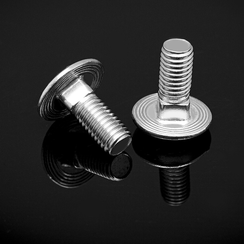 DIN603 boltaí muineál cearnach ceann muisiriún cruach dhosmálta DIN603 boltaí muineál cearnach ceann muisiriún cruach dhosmálta