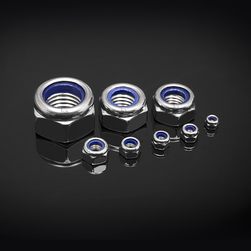 DIN 985 Cruach Dhosmálta Cineál Casmhóiminte i Láthair Cnónna Thana Heicseagán Le Ionsáigh Neamh-mhiotalacha